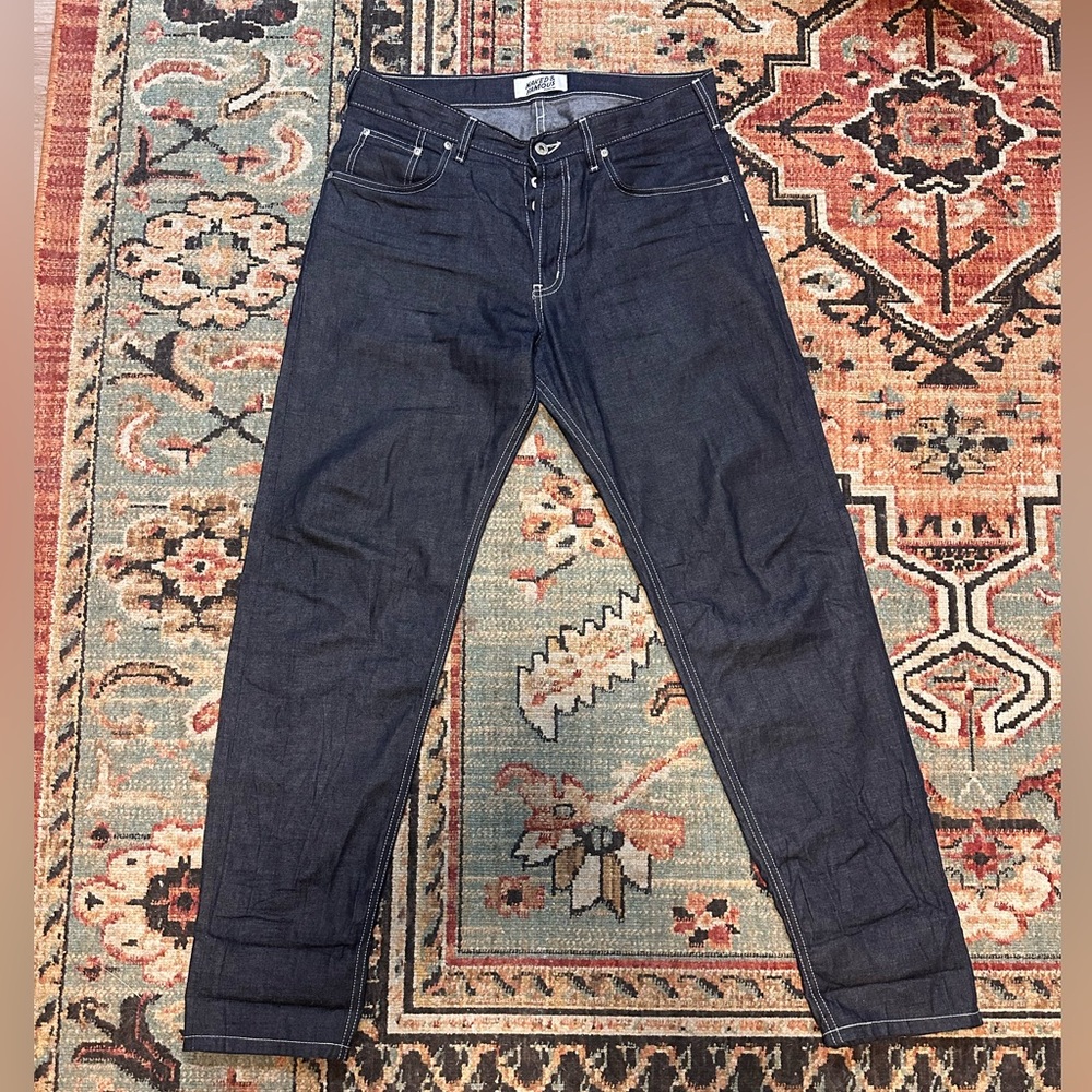 Naked & Famous blue jay selvedge jeans